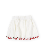 Goldie + Ace Scallop Hem Strawberry Skirt-dresses-and-skirts-Bambini