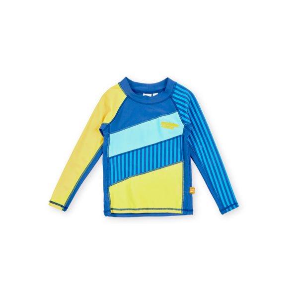 Goldie + Ace Stripe Panel Rash Guard