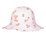 Acorn Striped Posy Wide Brim Infant Hat