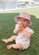 Acorn Little Bows Soft Jersey Sunhat