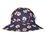 Acorn Navy Bloom Wide Brim Sunhat