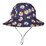Acorn Navy Bloom Wide Brim Sunhat