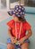 Acorn Navy Bloom Wide Brim Sunhat