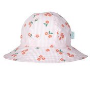 Acorn Striped Posy Wide Brim Sunhat-hats-and-sunglasses-Bambini
