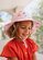 Acorn Striped Posy Wide Brim Sunhat