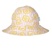 Acorn Lemonade Stripe Wide Brim Sunhat-hats-and-sunglasses-Bambini
