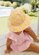 Acorn Lemonade Stripe Wide Brim Sunhat