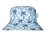 Acorn Blue Checked Palms Wide Brim Bucket Hat