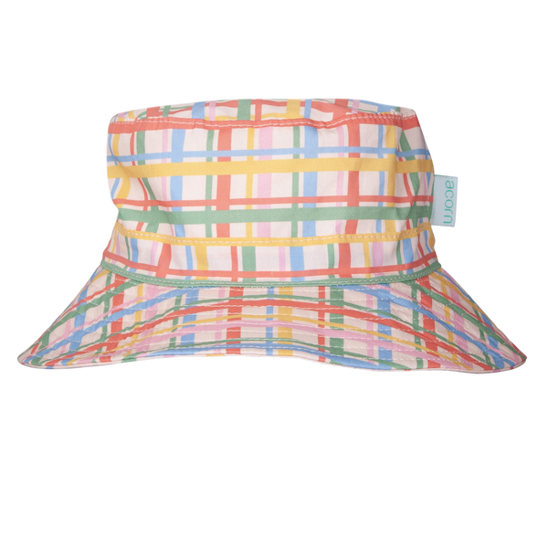 Acorn Pink Picnic Wide Brim Bucket Hat