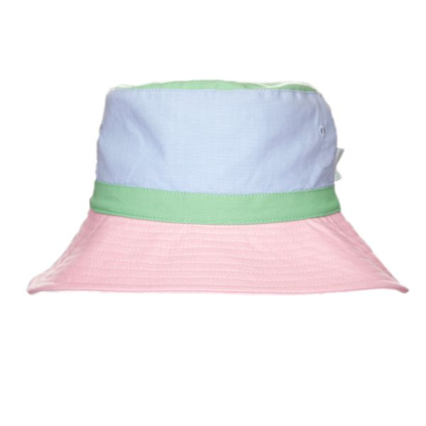 Acorn Pink Colour Block Wide Brim Bucket Hat