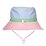 Acorn Pink Colour Block Wide Brim Bucket Hat