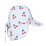Acorn Cherry Checks Swim Flap Cap