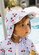 Acorn Cherry Checks Swim Flap Cap
