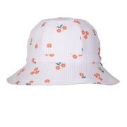 Acorn Striped Posy Wide Brim Swim Hat-swimwear-Bambini