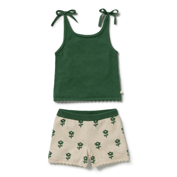 Wilson & Frenchy Organic Knitted Jacquard Set