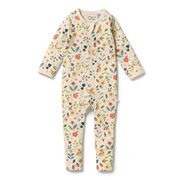 Wilson & Frenchy Organic Zipsuit with Feet-bodysuits-and-rompers-Bambini