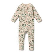 Wilson & Frenchy Organic Zipsuit with Feet-bodysuits-and-rompers-Bambini