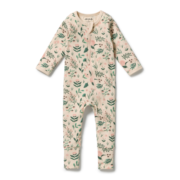 Wilson & Frenchy Organic Zipsuit with Feet