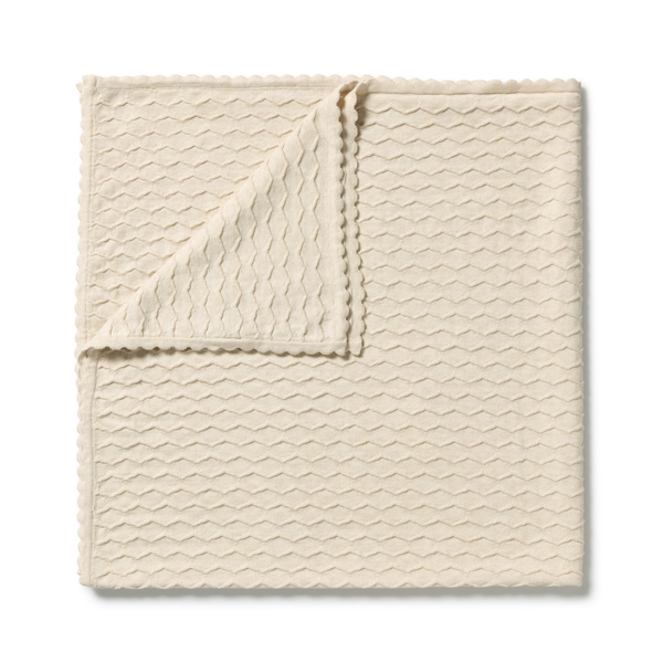 Wilson & Frenchy Organic Knitted Chevron Blanket