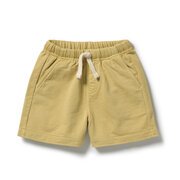 Wilson & Frenchy Organic Garment Dyed Sweat Long Short-pants-and-shorts-Bambini