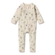 Wilson & Frenchy Organic Zipsuit with Feet-bodysuits-and-rompers-Bambini