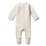 Wilson & Frenchy Organic Rib Zipsuit with Feet