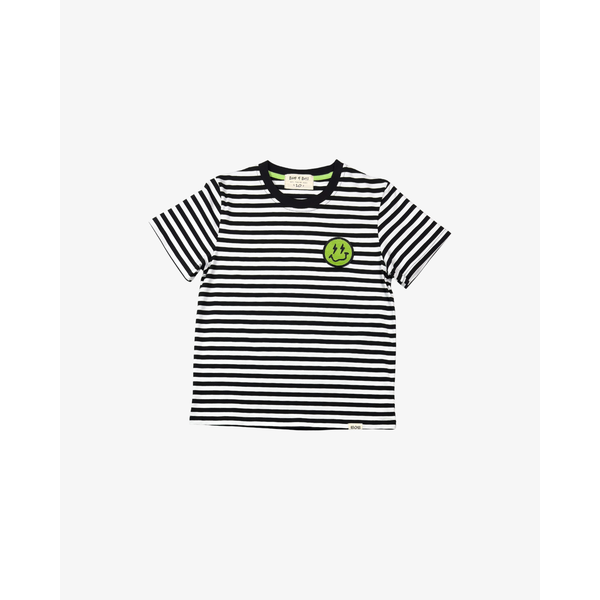 Band of Boys Striped Smiley Tee