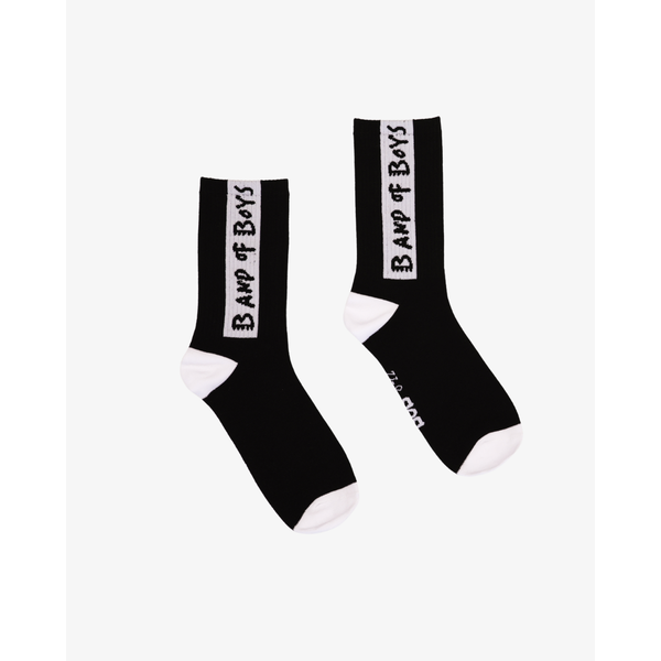 Band of Boys Black Stripe Socks