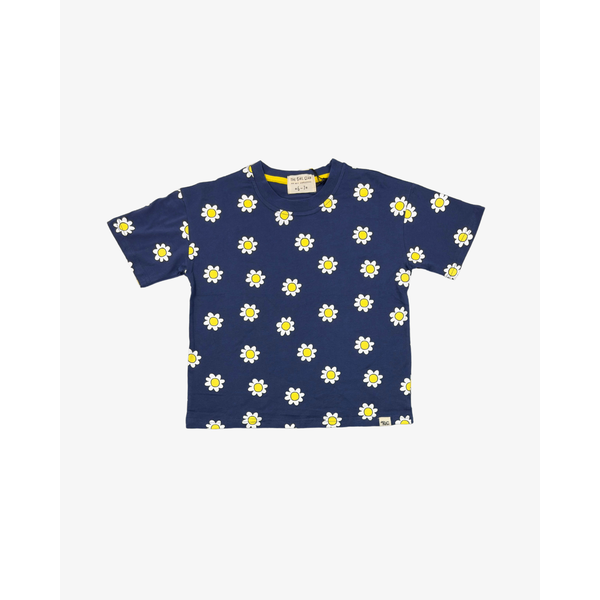 The Girl Club Navy Daisy Tee