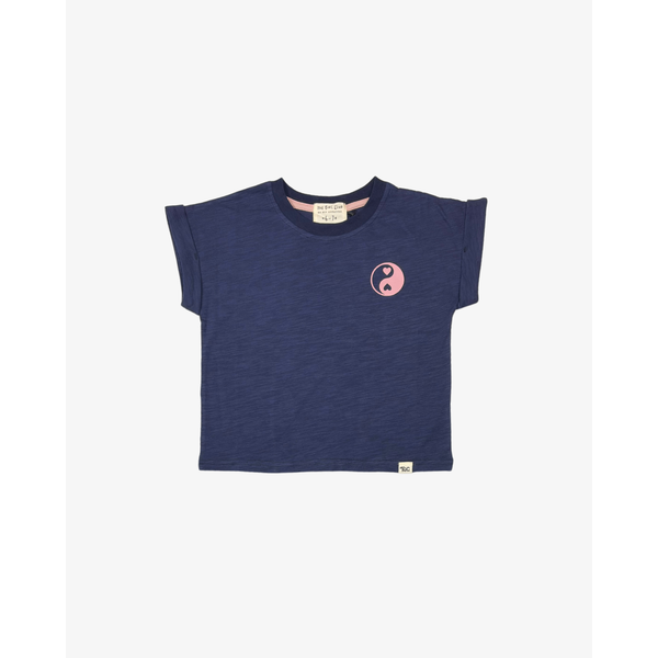 The Girl Club Navy TGC Slub Top