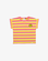 The Girl Club Coral Striped Top