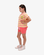 The Girl Club Coral Striped Top