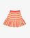 The Girl Club Coral Striped Skort