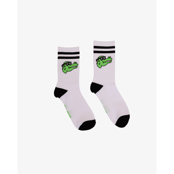 Band of Boys White Croc Socks