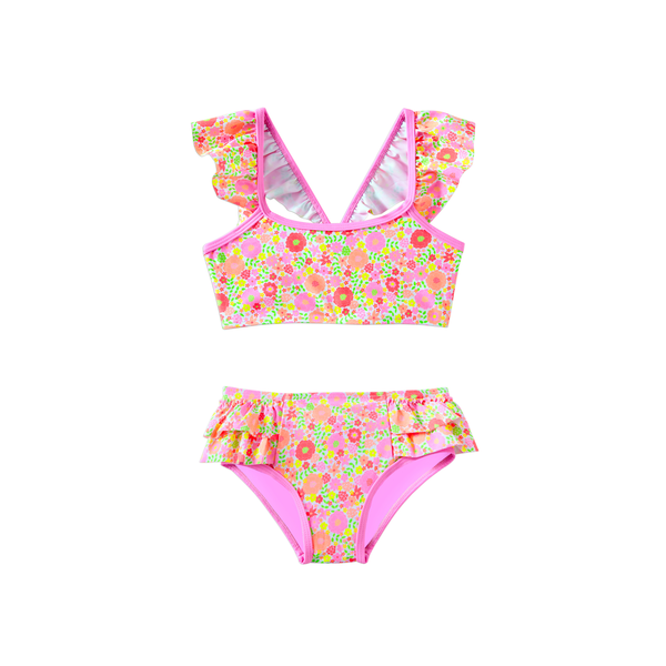 Milky Neon Bloom Bikini