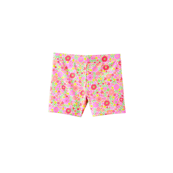 Milky Neon Bloom Swim Short